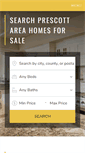 Mobile Screenshot of findmyprescotthome.com
