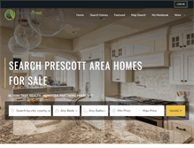 Tablet Screenshot of findmyprescotthome.com